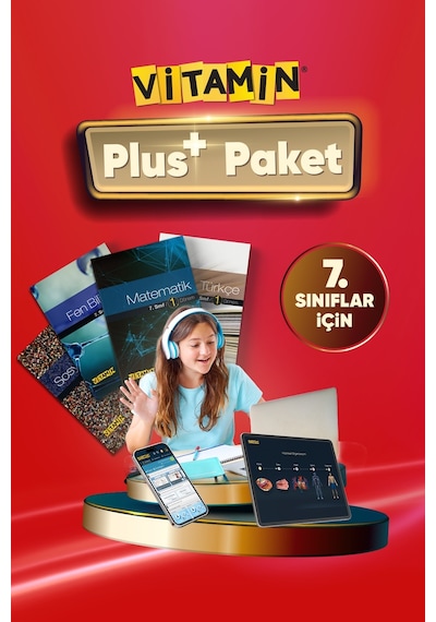 7. Sınıf Plus Paket Dijital Eğitim Seti MEB Uyumlu Dijital İçerikler 8 Kitap 8000 Yeni Nesil Soru 2 Haftada 1 Rehberlik Görüşmesi ve Veli Bilgilendirme Raporları