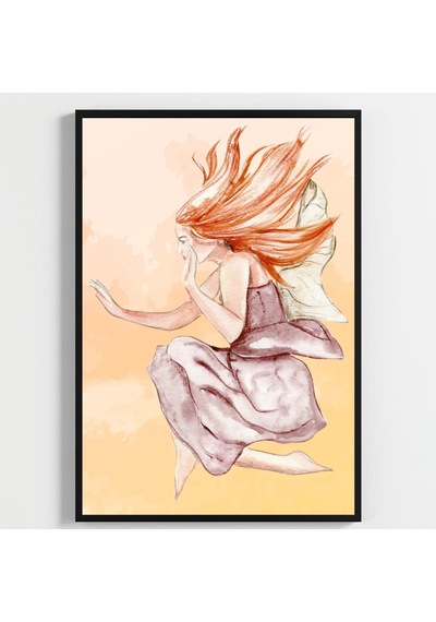 Besay Kozmik Rüya Meditasyon Ve Yoga Odası Dekorasyonu Çiçekli Kristal Ve Kadın Figürlü Poster 3'lü Set A2 Çerçevesiz