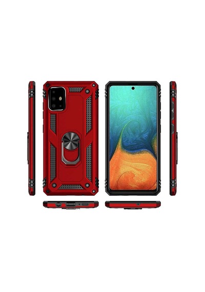 Samsung Uyumlu Galaxy A71 Kılıf Zore Vega Kapak Mavi