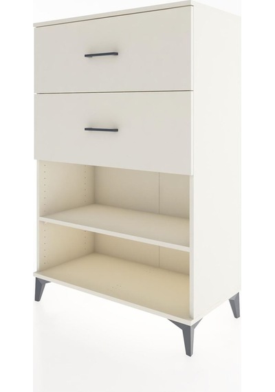 Hyperion Dolap Tek Raflı 2 Çekmeceli 88x44x134 Aytaşı-aytaşı Aytaşı