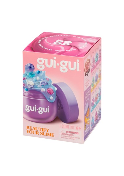Gui Gui Beautify Your Slime Gloss Slime Seti Figürlü Dekorlu Saklama Kaplı Dıy Oyuncak - 1 Adet Çok  Renkli