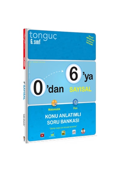 Tonguç Yayınları 6. Sınıf 0 Dan 6 Ya Sayısal Konu Anlatımlı Soru Bankası Tonguç: Matematik-fen