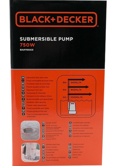 Black+decker Temız Su Dalgıç Pompa 750w Bxup750xce-26285