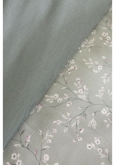 Karaca Home Linaria %100 Pamuk Çift Kişilik Nevresim Pike Takımı Mint