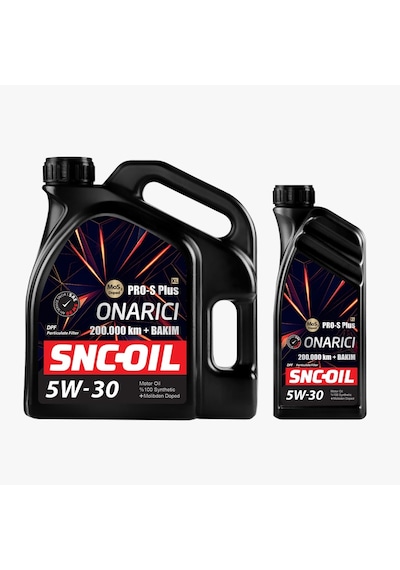 Snc-oil 5w-30 200.000 Km + Bakım 4 L + 5w-30 200.000 Km + Bakım Motor Yağı 1 L