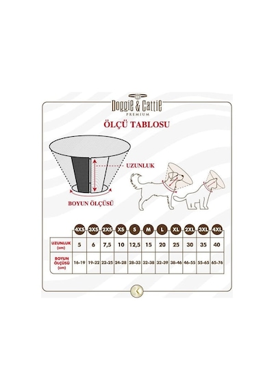 Doggie Comfort Köpek Elizabeth Yakalığı Small 12.5x28-46 Cm