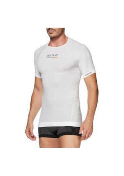 Sıx2 4 Mevsim Termal T-shirt Beyaz Karbon