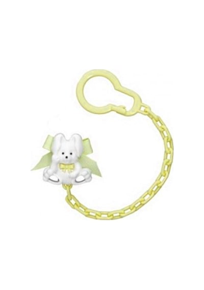 Wee Baby Figürlü Emzik Askısı 903 - Sarı Ayı Sarı