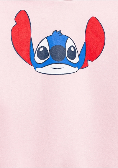 Mavi - Stitch Baskılı Kapüşonlu Pembe Sweatshirt 7s10165-71007 Pembe
