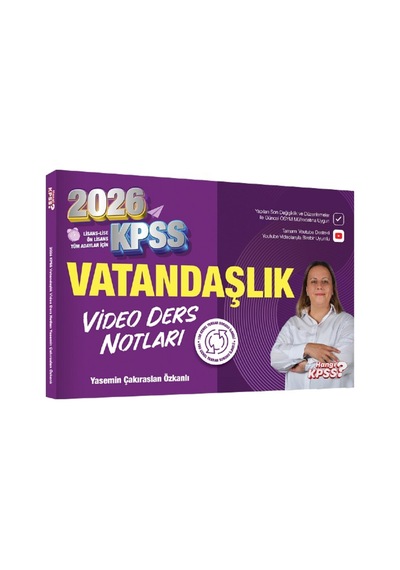 2026 Kpss Vatandaşlık Video Ders Notları Tüm Adaylar İçin Yasemin Özkanlı
