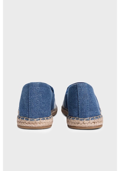 Tommy Hilfiger Logolu Espadril Ayakkabı Bayan Ayakkabı Fw0fw09334 1cd Mavi