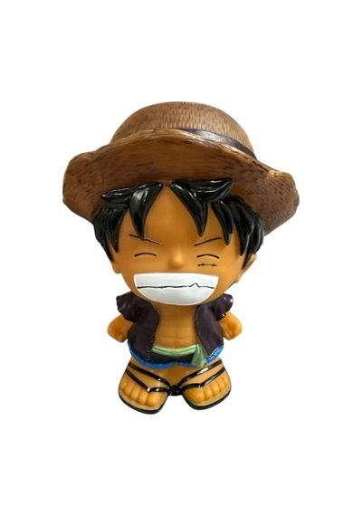 Piece Luffy Figürlü Kumbara Plastik 20 Cm Mor