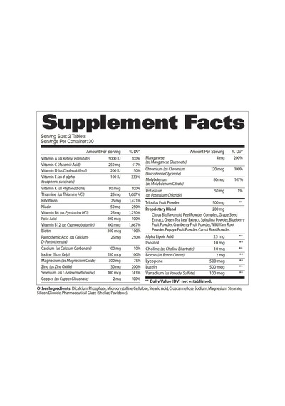 Gat Sport Erkekler İçin Multivitamin + Testo Booster 60 Tablet