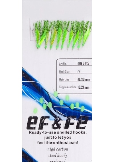 Effe Hg3415 10'lu Sabiki Çapari No:7 Renk:3415