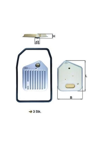 Mahle Hx163kıt Otomatik Şanzıman Yagı Fıltre Seti Bmw E34 E39 E32 E38 24341422513