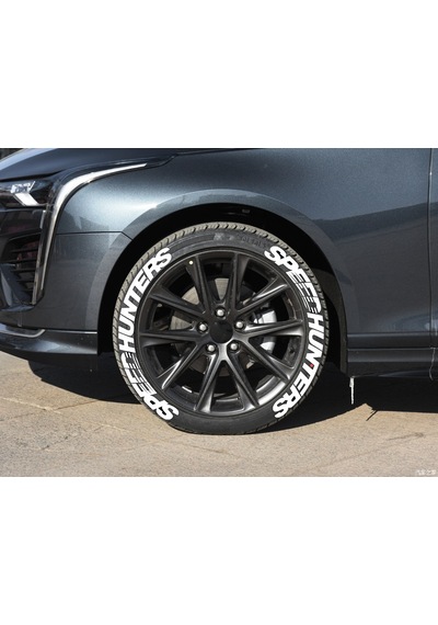 Lastik Yazısı Beyaz Speedhunters 2.5 Cm Kauçuk 4 Adet 3d Lastik Sticker