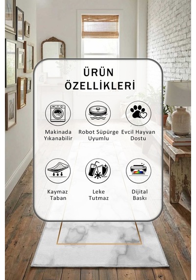 Yıkanabilir Yolluk 103 Gold