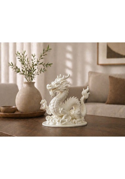 Feng Shui Koruyucu Ejderha Figürü Güç, Şans Ve Zenginlik Sembolü