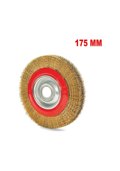 175 Mm Taşlama Motoru Daire Çanak Fırça Universal Göbek Kir Pas Y