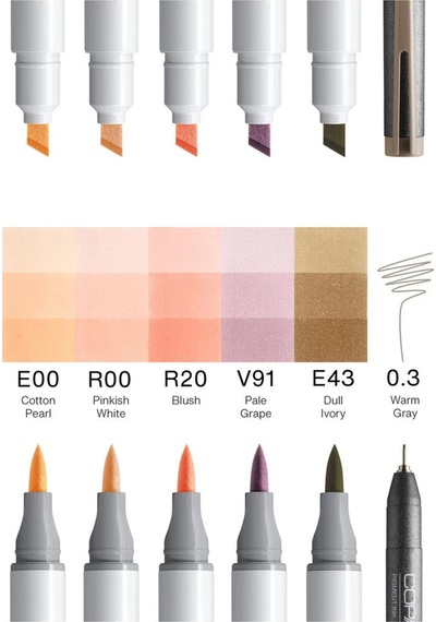 Cıao Portraıt Set Pastel Elegance 6 Lı
