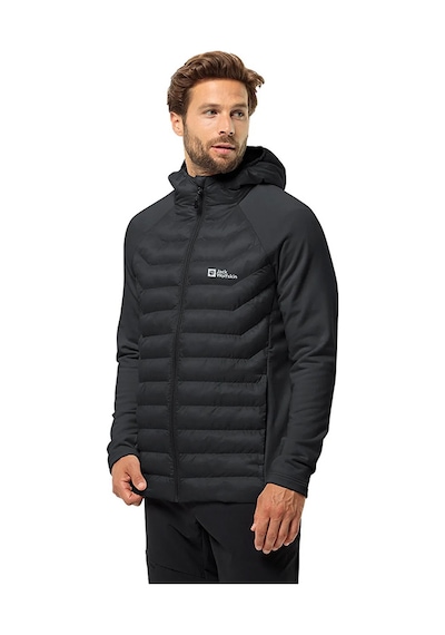 Jack Wolfskin Erkek Outdoor Ceket Routeburn Pro Hybrid Siyah 1710512-6000 001