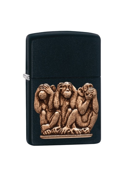 Zippo 218 Three Monkeys Çakmak Çok Renkli