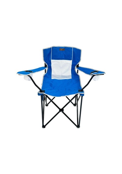 Katlanır Kamp Piknik Sandalyesi - Madfox Harbor - Bardaklıklı - Mavi - 547285 - Taşıma Çantalı Çok Renkli