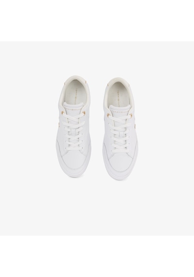 Tommy Hilfiger Essential Chic Court Kadın Beyaz Sneaker 026 Fw0fw08322 Beyaz