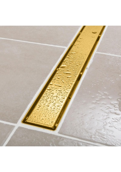 Sukar Line 6 Gold Plain 60 cm Izgaralı Duş Kanalı 1156-1036000-71