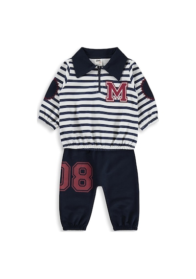 Civil Baby M Nakışlı 6-18 Ay Takım - Lacivert