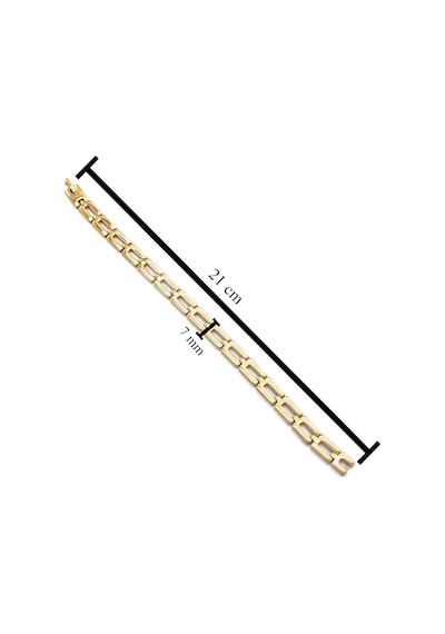 Ferizz Altın Kaplama Erkek Bileklik Eblk-348 Gold