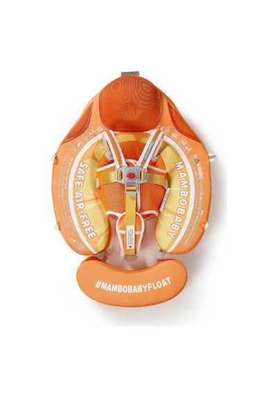 Mambobaby Yüzme Simidi - Orange, Emniyetli, Gölgelikli Ve Ayak Destekli