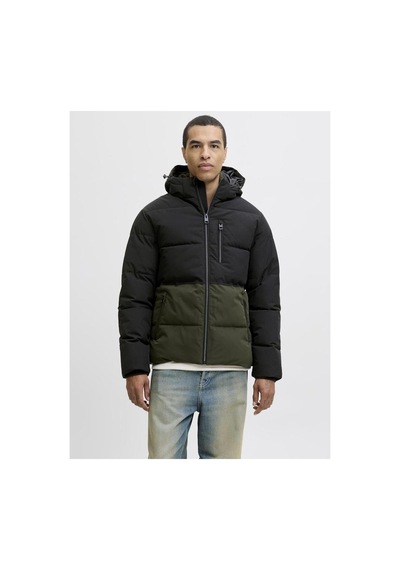 Jack & Jones Jjeowen Puffer Erkek Şişme Mont Su Geçirmez, Soğuk Hava Koruması, Günlük Kışlık Ceket Rosin