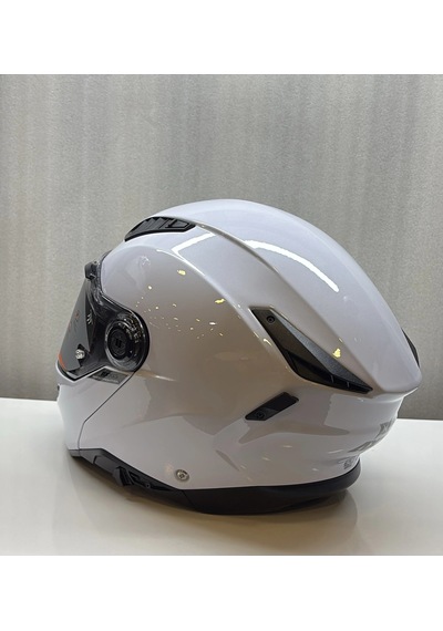 Axxıs Kask Fu409sv Ghostfıghter Sv Solıd A0 Parlak Beyaz