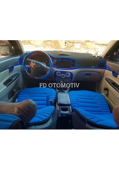 Hyundai Accent Era Full Set Maun Kaplama Seti Mavi Renk
