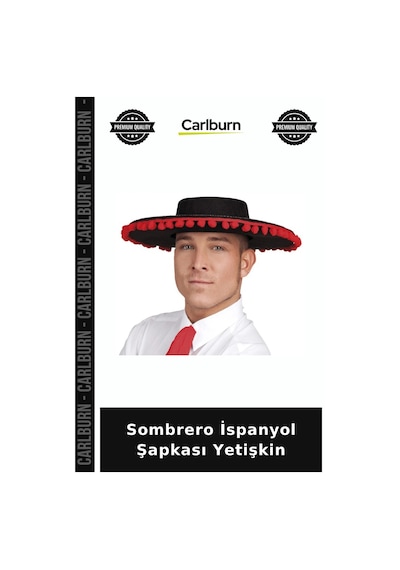 Özel Üretim Yetişkin Aksesuar Kostüm Parti Sombrero İspanyol Şapkası