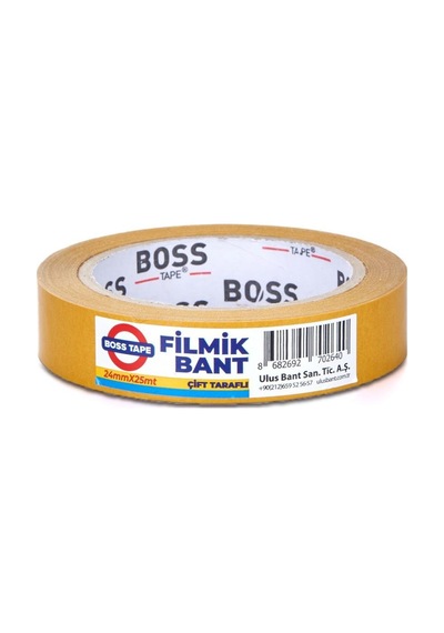 Geseus Boss Çokamaçlı Çift Taraflı Filmik Bant 24 MMx25mt