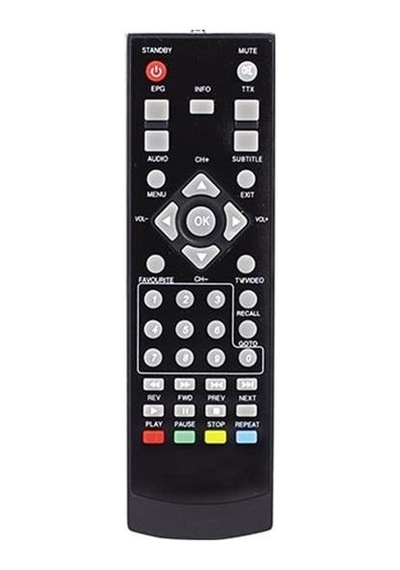 Mersat 13039 Full Hd Minibox Uydu Alıcı Kumandası Siyah