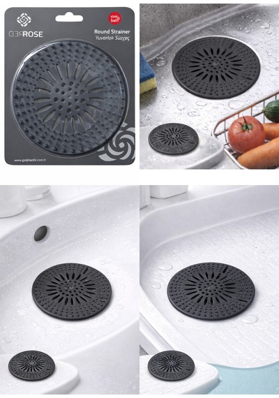 Silikon Lavabo Ve Banyo Süzgeci Saç Tutucu Mutfak Gider Filtresi Tekli Silikon Diğer