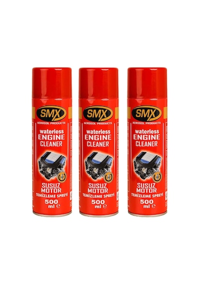 Smx Susuz Motor Temizleme Spreyi 3 Adet