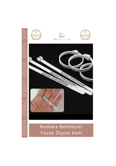 Yüzükölçme Profesyonel Hassas Parmak Ölçüsü Aparatı Standart Kuyumcu Kalibre Yüzük Ölçme Aleti Diğer
