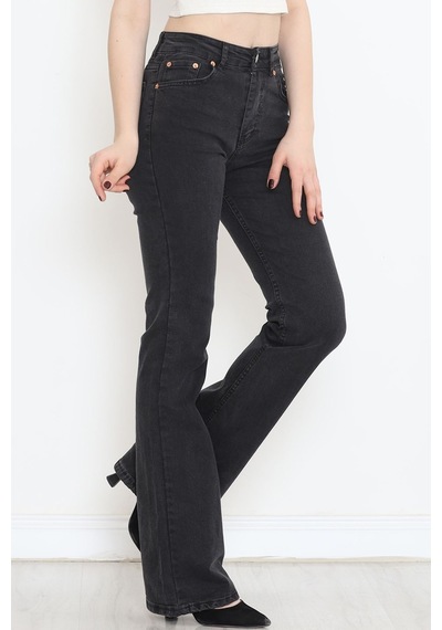 Mokashopin - İspanyol Paça Kot Pantolon Füme - 17274.1431. 001