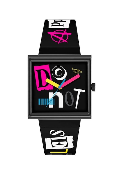 So34b100 Swatch Pierced Edge Unisex Kol Saati Çok Renkli