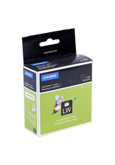 Dymo Label Writer Çok Amaçlı Etiket 500 Lü 19x51 Mm 11355 S0722550 Diğer