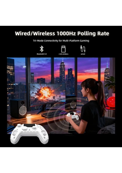 Rg G01 Akıllı Ekranlı Kablosuz Oyun Kolu Beyaz - 2.5d Hd Ekran Purple Kirin Kapasitif Joystick Çift Modlu Manyetik Hall Tetik Mekanik Abxy Nabız Ölçer Pc Switch Android İos Uyumlu Gamepad Rg G01 Akıllı Ekranlı Kablosuz Oyun Kolu Beyaz - 2.5d Hd Ekran Purple Kirin Kapasitif Joystick Çift Modlu Manyetik Hall Tetik Mekanik Abxy Nabız Ölçer Pc Switch Android İos Uyumlu Gamepad