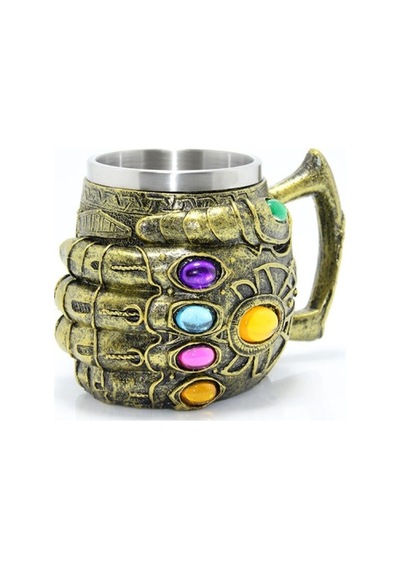 Paslanmaz Çelik Thanos Eli Kupa Bardak Çok Renkli