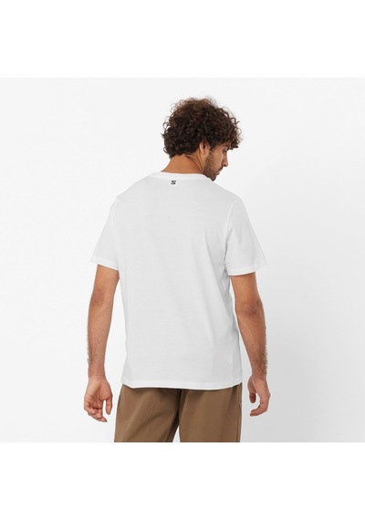 Salomon Sal Logo Perf Ss Tee M Whıte// T-shırt Lc2245500 001