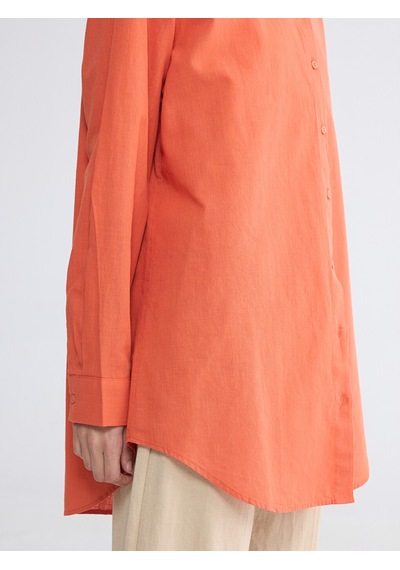 Lcw Everyday Turuncu Regular Fit Kadın Gömlek Tunik