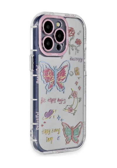 Gld-spt- Newface Apple Uyumlu iPhone 15 Pro Max Kılıf Reflexion Desenli Kapak - Desen 8
