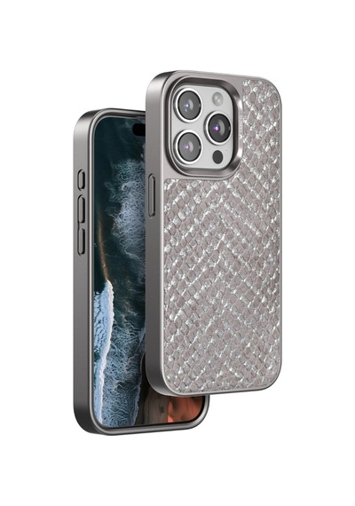 Venco Apple iPhone Uyumlu 15 Pro Max Viper Kapak - Titan Gri İtdark17690